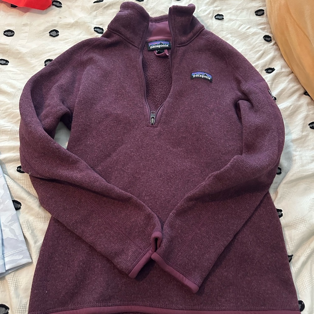 Patagonia Xxs Bugundy Better Sweater BNWT